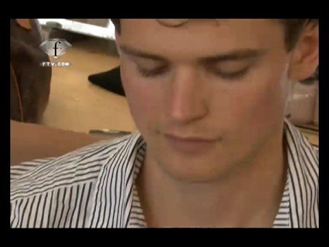 Backstage at Emanuel Ungaro