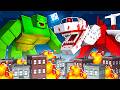 Mikey KINGKONG VS Infected Sky Maizen Minecraft Animation