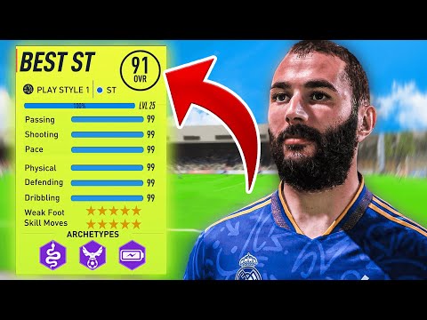 *NEW* 91 RATED BEST STRIKER BUILD in FIFA 22 Pro Clubs...