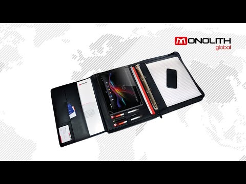 Ντοσιέ Συνεδρίου Monolith 2828P με Θήκη για Tablet και Φερμουάρ