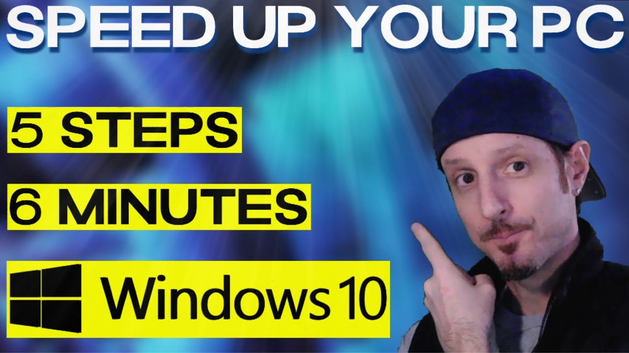 Fix Your Slow Computer - 5 Easy Steps - Windows 10 (2025)
