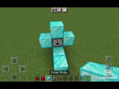 minecraft elmas fabrikası yapımı