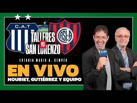 🔴 EN VIVO TALLERES vs. SAN LORENZO | APERTURA | FECHA 8 | LA CADENA DEL GOL | Cadena 3