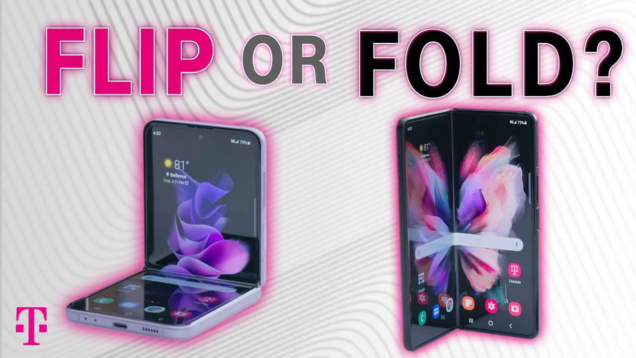 Flip or Fold? Samsung Galaxy Z Fold 3 5G and Galaxy Z Flip 3 5G | T-Mobile