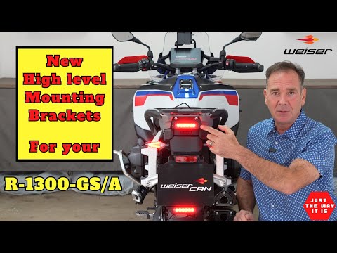 BMW R 1300GS/A High Level Brake Light Brackets from Weiser Technik, + WeiserCAN launch information
