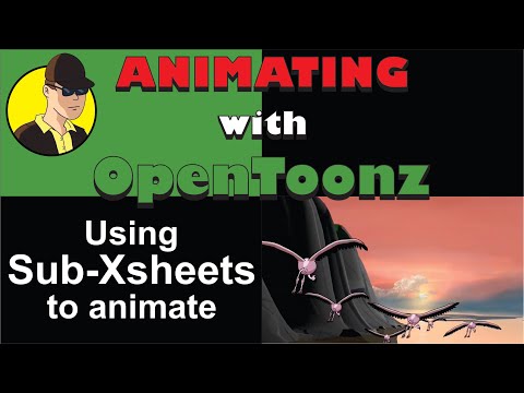 Animating with OpenToonz Tutorial - Using OpenToonz Sub-Xsheets to animate
