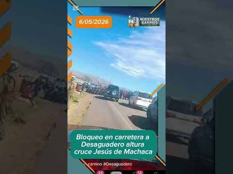 #bloque0 camino a Desaguadero altura crucé Jesús de Machaca, provincia #Ingavi #comunarios