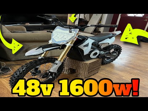 Mototec 48V 1600Watt DirtBike Unboxing/Build!