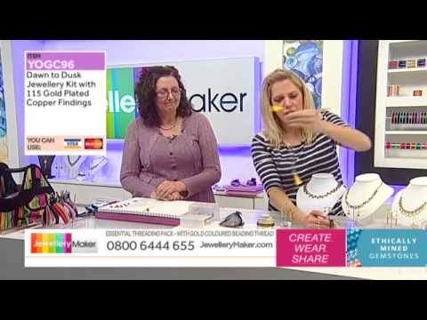 How To Make Wire Work Jewellery - JewelleryMaker LIVE (am) 29/01/2015
