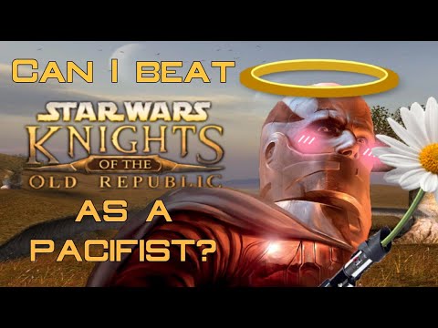 Can I beat KOTOR while playing as a 'Pacifist'?