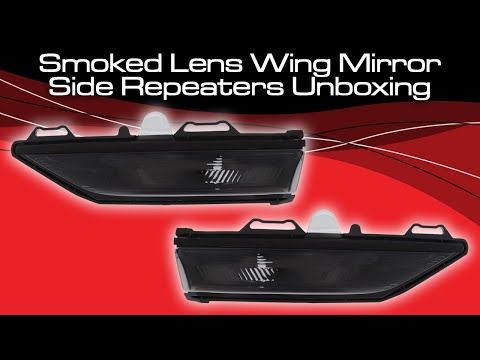 SMOKED UPGRADE MIRROR INDICATORS SIDE REPEATERS FOR FORD FIESTA MK8 AND NEW SHAPE PUMA