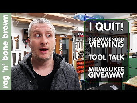 VLOG 13 - Quitting My Job, New Projects, Recommended Viewing, Tool Talk & Milwaukee Giveaway!