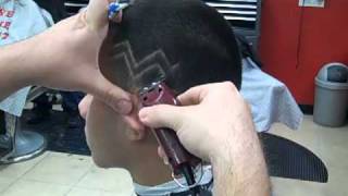 How to do a hair design hair cut with Wahl Detailers #1 - DAPEOPLESBARBER.COM