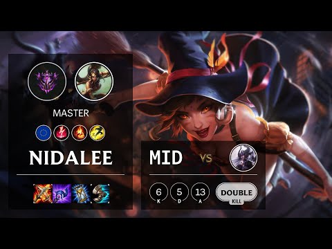 Nidalee Mid vs Syndra - EUW Master Patch 10.18