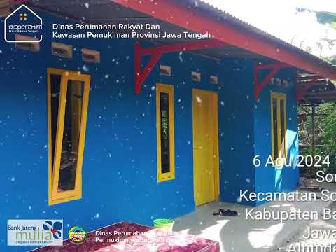 Pembangunan Rumah Tidak Layak Huni CSR BANK Jateng 2024