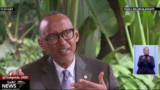 President Paul Kagame speaks on Rwanda's economic development