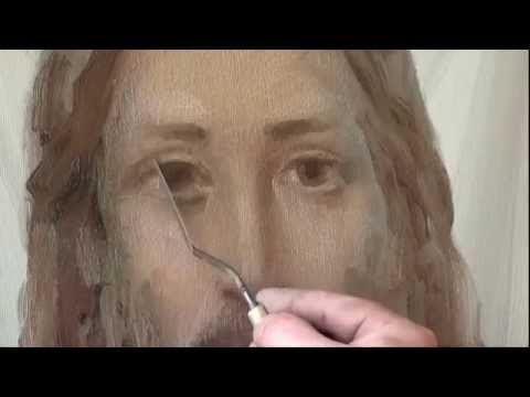 Иконопись Полный видеоурок Сахарова Иисус Христос