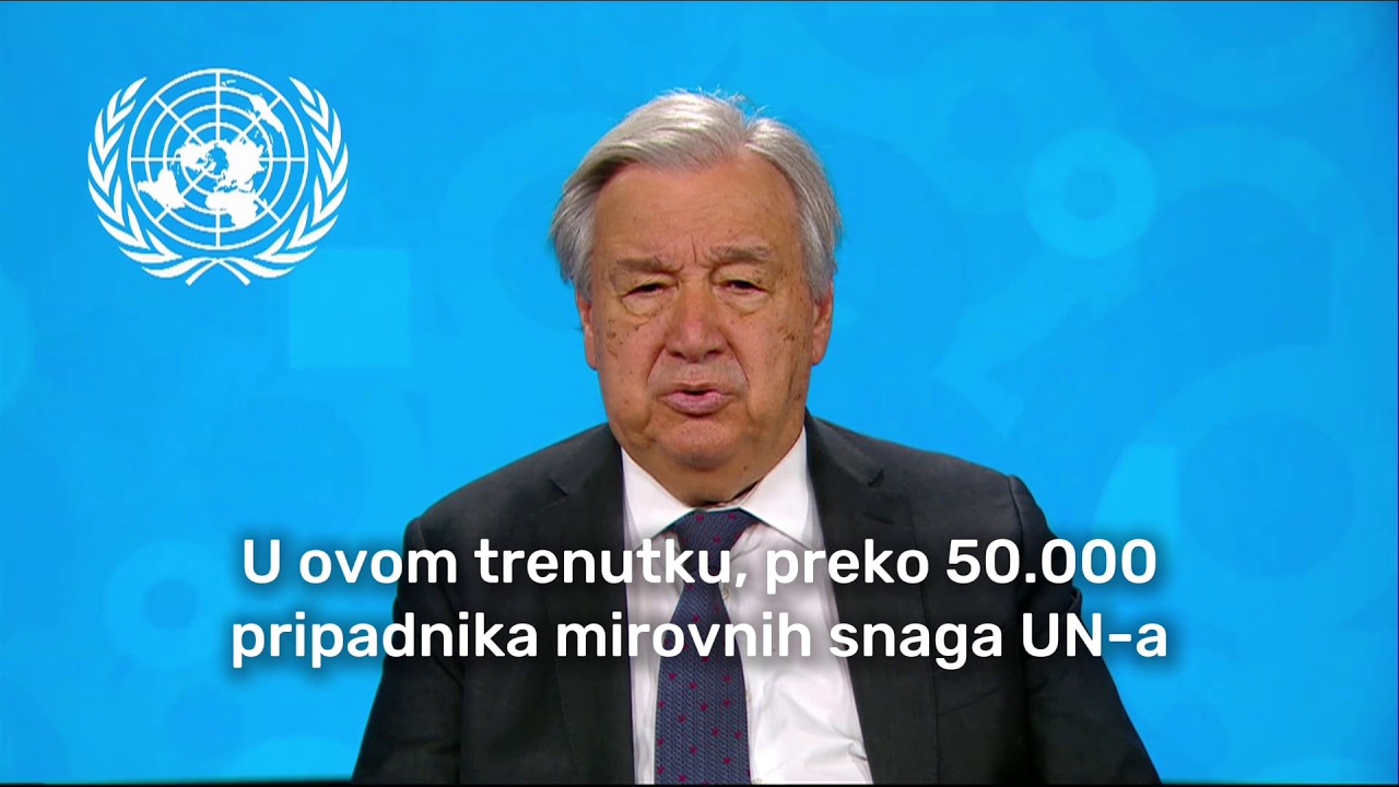 Poruka generalnog sekretara UN-a, Antónia Guterresa, povodom Međunarodnog dana mirovnjaka UN-a