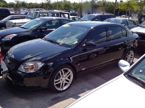 2009 Chevrolet Cobalt SS Sedan 2.0T 5MT Start Up, Quick Tour, & Rev With Exhaust View - 53K