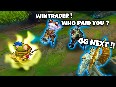 Rank #1 Teemo Visits Diamond! (Reported for Wintrading)