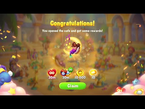 @Fishdom Win Strikes Level 7097 - 7099, Got Last Reward from Dreamland Event (2nd Time)