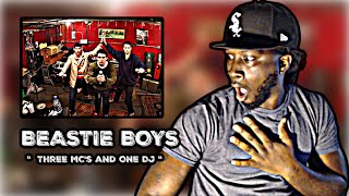 IS HE THE BEST DJ EVER?! FIRST TIME HEARING! Beastie Boys - Three MC&#39;s and One DJ | REACTION