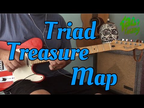 Jam Band Style Triads // Guitar Improvisation Lesson // With Backing Track for Practicing