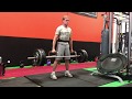 Kent, 56 Years old performing his 1RM deadlift; 380 lbs