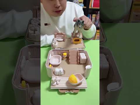 Wolf Takes Over Cat’s House 😂 Full Funny Challenge! #funny #craft #inspiringstory #diy