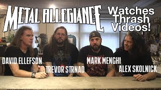 METAL ALLEGIANCE Watches Thrash Videos! | MetalSucks