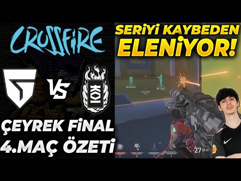 GIANTS vs KOI Çeyrek Final 4. MAÇ ÖZETİ | Valorant Crossfire Cup Playoffs