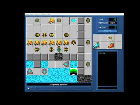 CCLP3 level 146 solution - 745 seconds