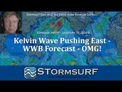 Kelvin Wave Pushing East - WWB Forecast - OMG!
