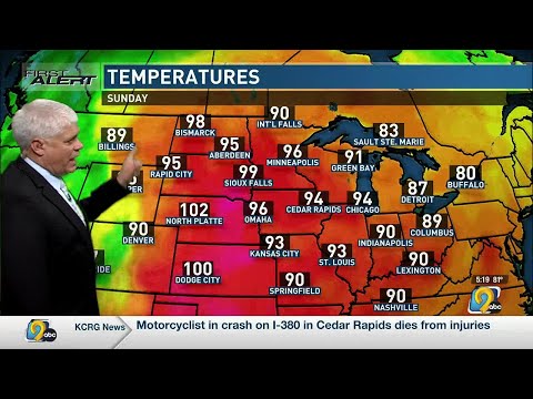 First Alert Forecast: Monday Evening, August 28, 2023