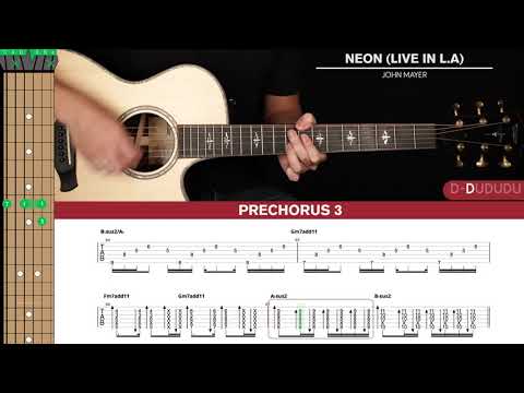 Neon Guitar Cover John Mayer 🎸|Tabs + Chords|