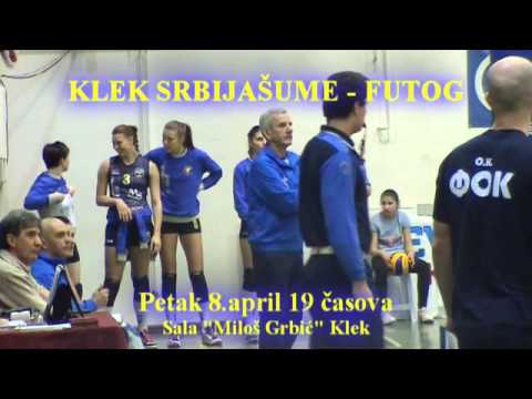 Odbojka najava ZOK Klek Srbijasume   ZOK Futog
