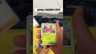Ripping Pokémon cards