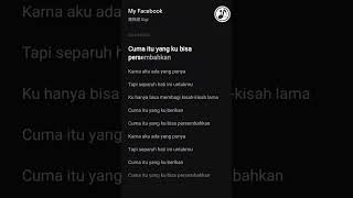 Download lagu Lirik Lagu : My Facebook - Gigi #songs #lirikterjemahan #liriklagu #songlyrics #fyp #viralshorts mp3