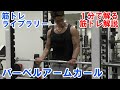 【1分で解る筋トレ解説】バーベルアームカール【筋トレライブラリー】