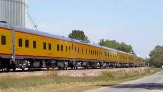 preview picture of video 'Brand New UP SD70ACe's lead 17 car buisness special at 69mph!!!! (09/29/2011) UP SJLDE-29'