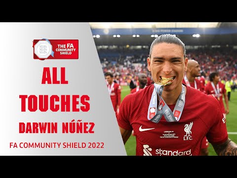 ALL TOUCHES | Darwin Núñez v Manchester City l The FA Community Shield 2022