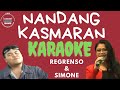 NANDANG KASMARAN - REGRENSO & SIMONE BARDAN || EMF || KARAOKE