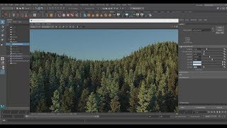Maya 2018:  Create a 620,000,000 Poly Forest in 10 Minutes