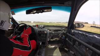 Gingerman 2014 LeMons Burnt Rubber Soul Racing -- Hit by C&D Prelude