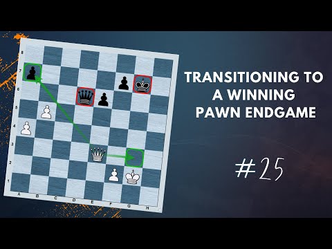Converting an Advantage (Transitioning to a Winning Pawn Endgame) - Daily Lesson with a GM #25