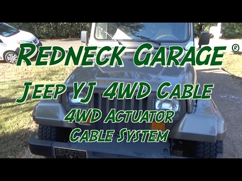 Jeep YJ Wrangler - 4WD Cable Lock Kit - Dr Bill !!