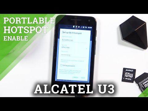 How to Activate Portable Hotspot in ALCATEL U3 – Network Access Point