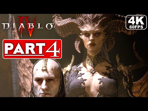 DIABLO 4 Gameplay Walkthrough Part 4 FULL GAME [4K 60FPS PC ULTRA] - No Commentary