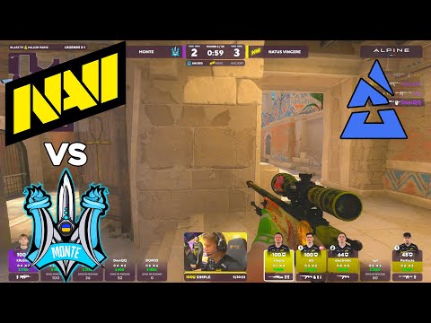Winner Goes To Playoffs! - NAVI vs Monte - HIGHLIGHTS - Blast Paris Major 2023 (CS:GO)