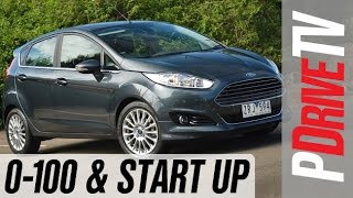 2014 Ford Fiesta Sport 1.0 EcoBoost 0-100km/h and engine sound